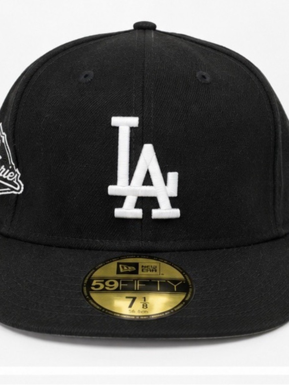 New Era Kids Black & White LA Dodgers Fitted Hat